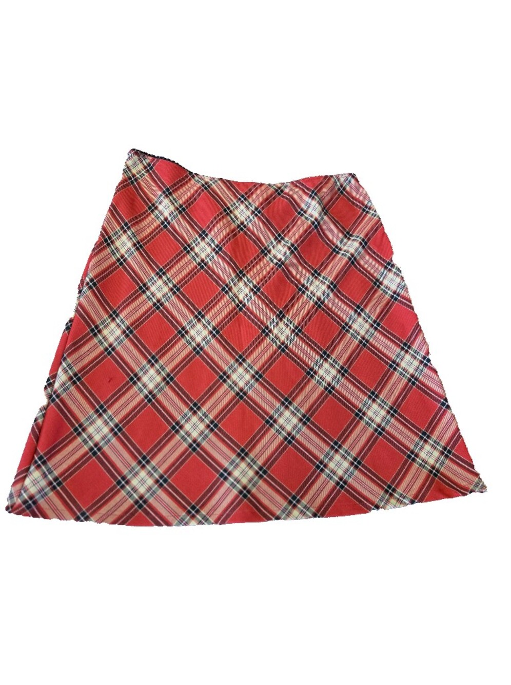 Red Plaid Skirt